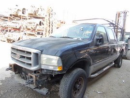 2002 Ford F-250 XLT Black Crew Cab 7.3L Turbo Diesel AT 4WD #F24745